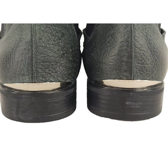 John Richmond Leather Chelsea Boots Size 39 US 9 Womens Blue $595 - Picture 5 of 10